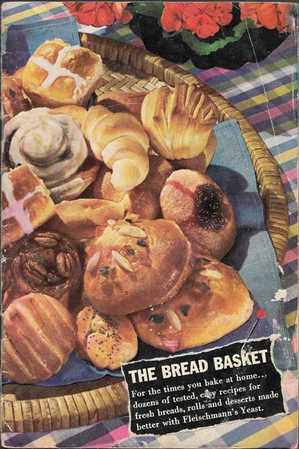 Bread Basket, Fleischmann's Yeast, 1942 1943 - VINTAGE ...