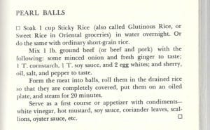 Pearl Balls from Food for Thought, Robert Farrar Capon, 1978